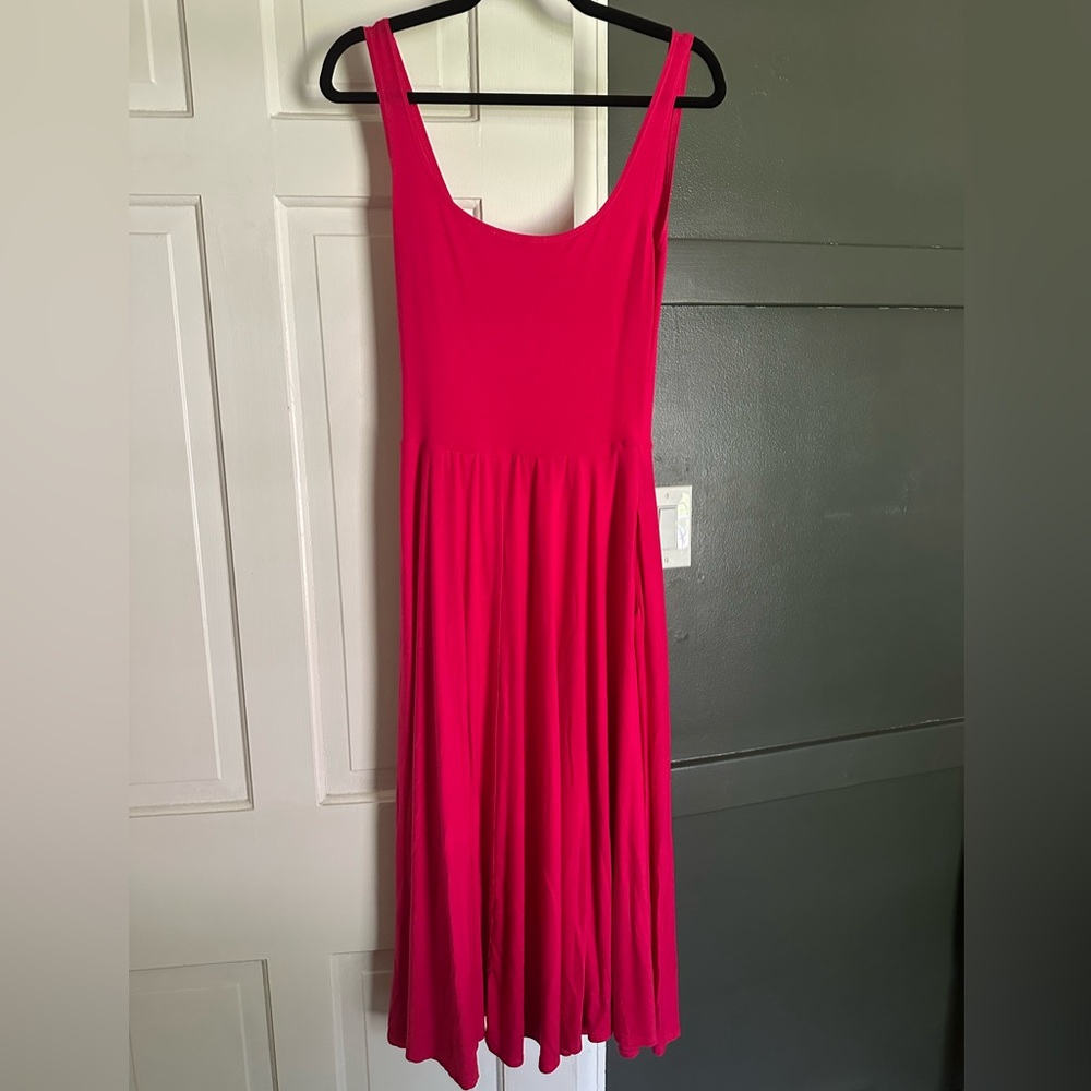 Reformation Rou Sleeveless Knit Midi Dress Stretchy Comfy Soft Casual Jersey - Picture 6 of 9